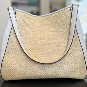 Kate Spade, Leila Straw Medium Satchel
